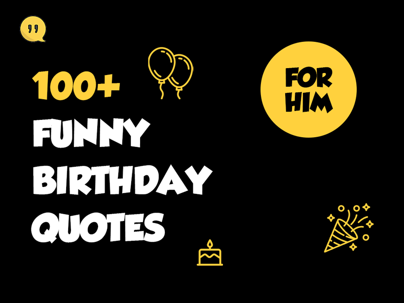 funny birthday quotes for him featured image