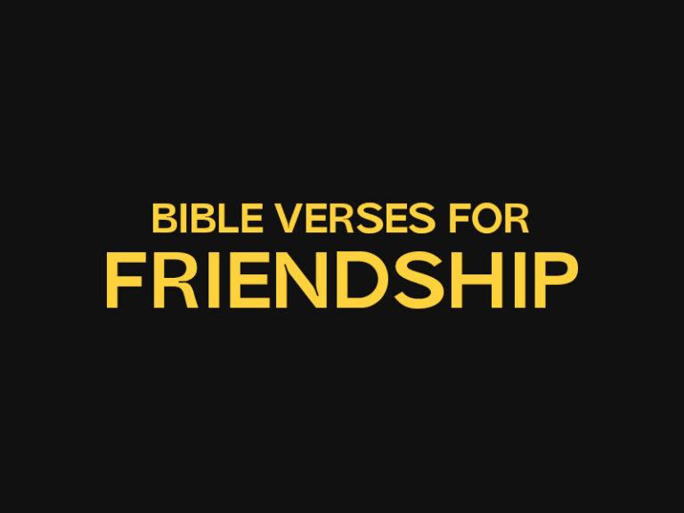 50 Heartwarming Bible Verses for Friendship