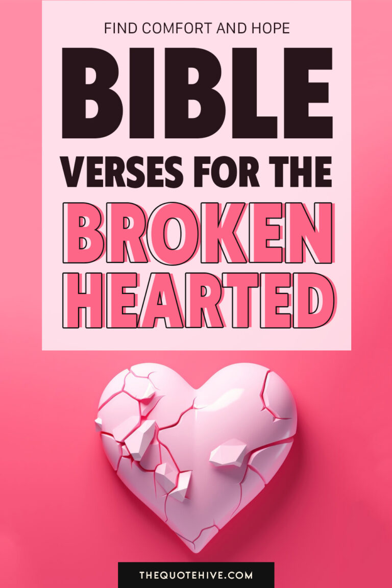 50 Healing Bible Verses For The Broken-Hearted