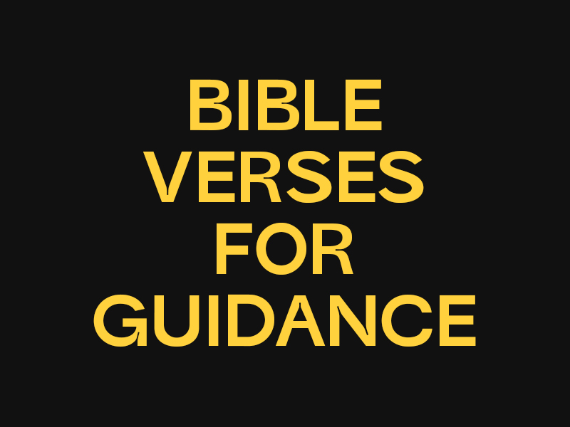 bible verses for guidance