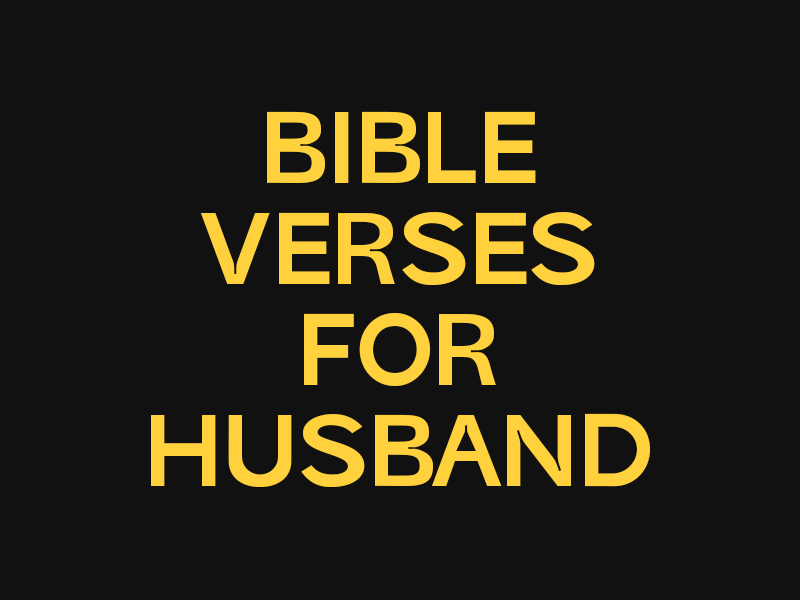 bible verses for husband