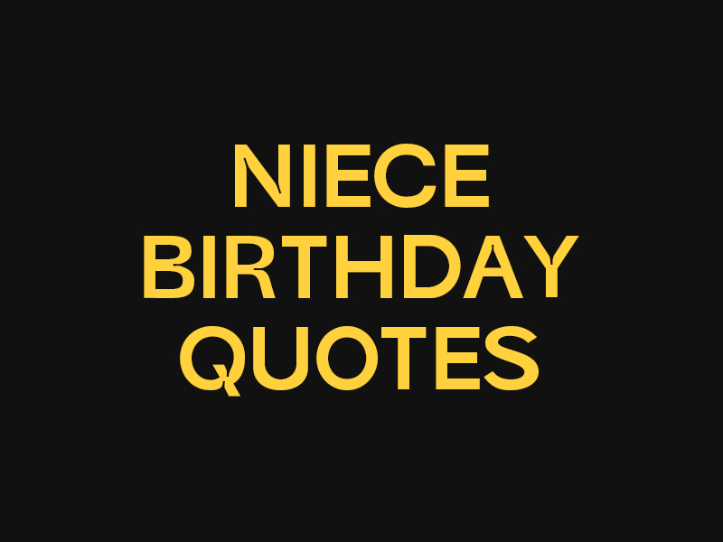 Niece Birthday Quotes