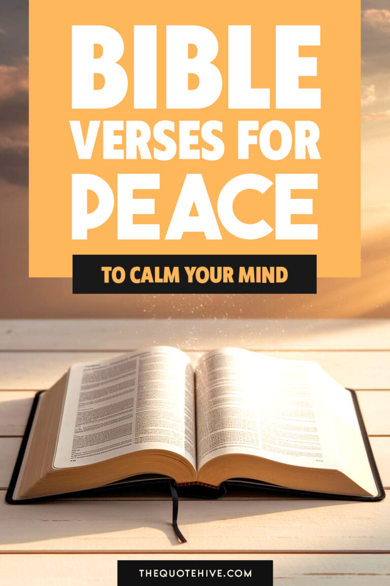 100 Comforting Bible Verses For Peace