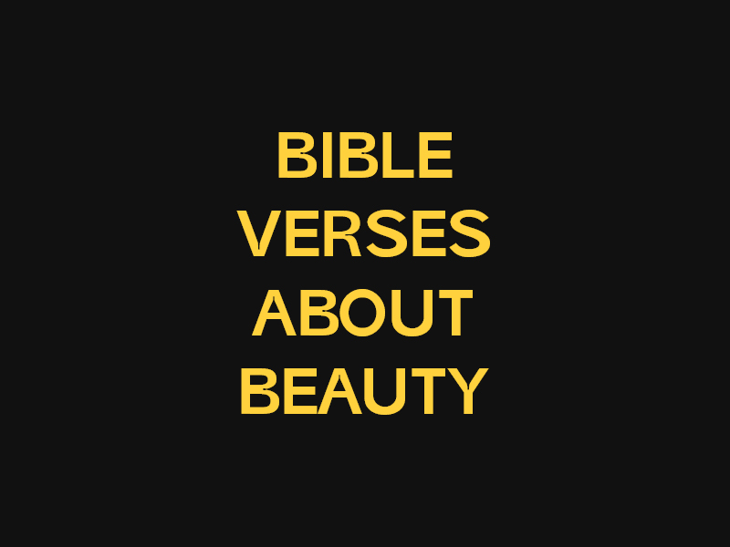 bible verses about beauty