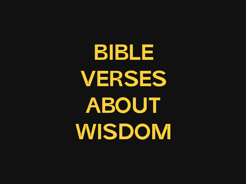 bible verses about wisdom