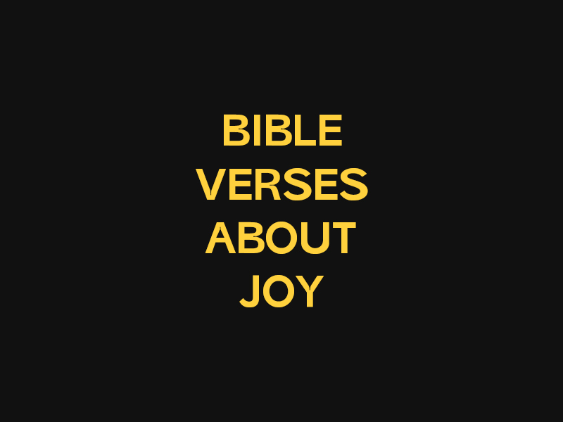 bible verses about joy