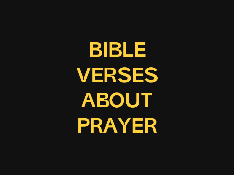 bible verses about prayer