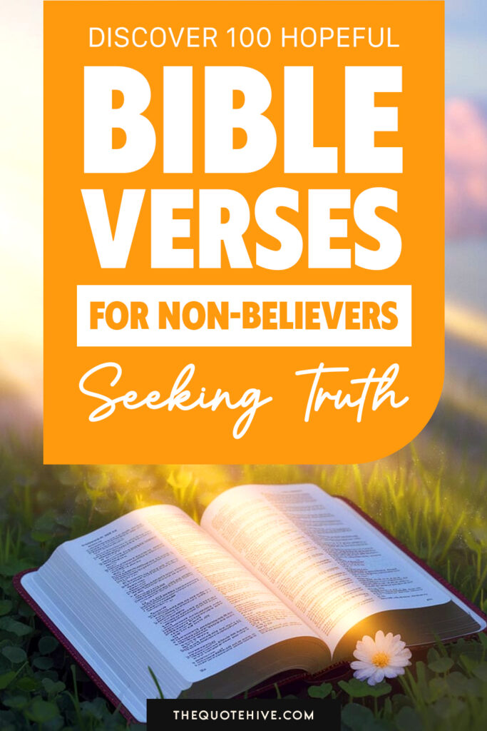 Interesting Bible Verses For Non Believers Gallery