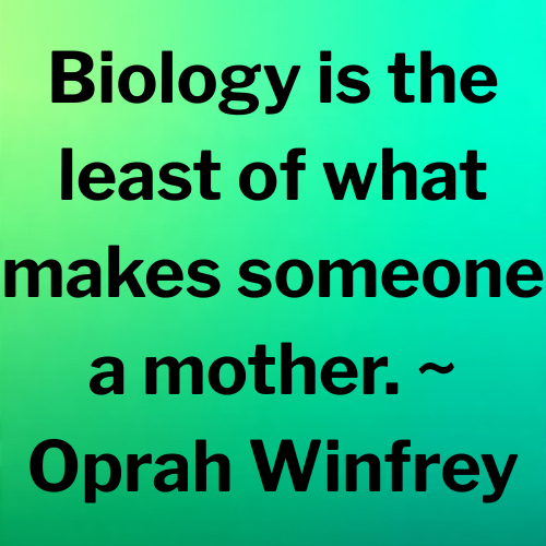 Biology is the least of what makes someone a mother. ~ Oprah Winfrey